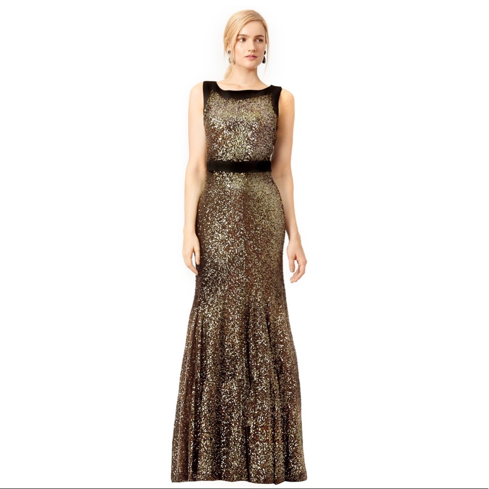 Badgley Mischka Sequin gown Size 4